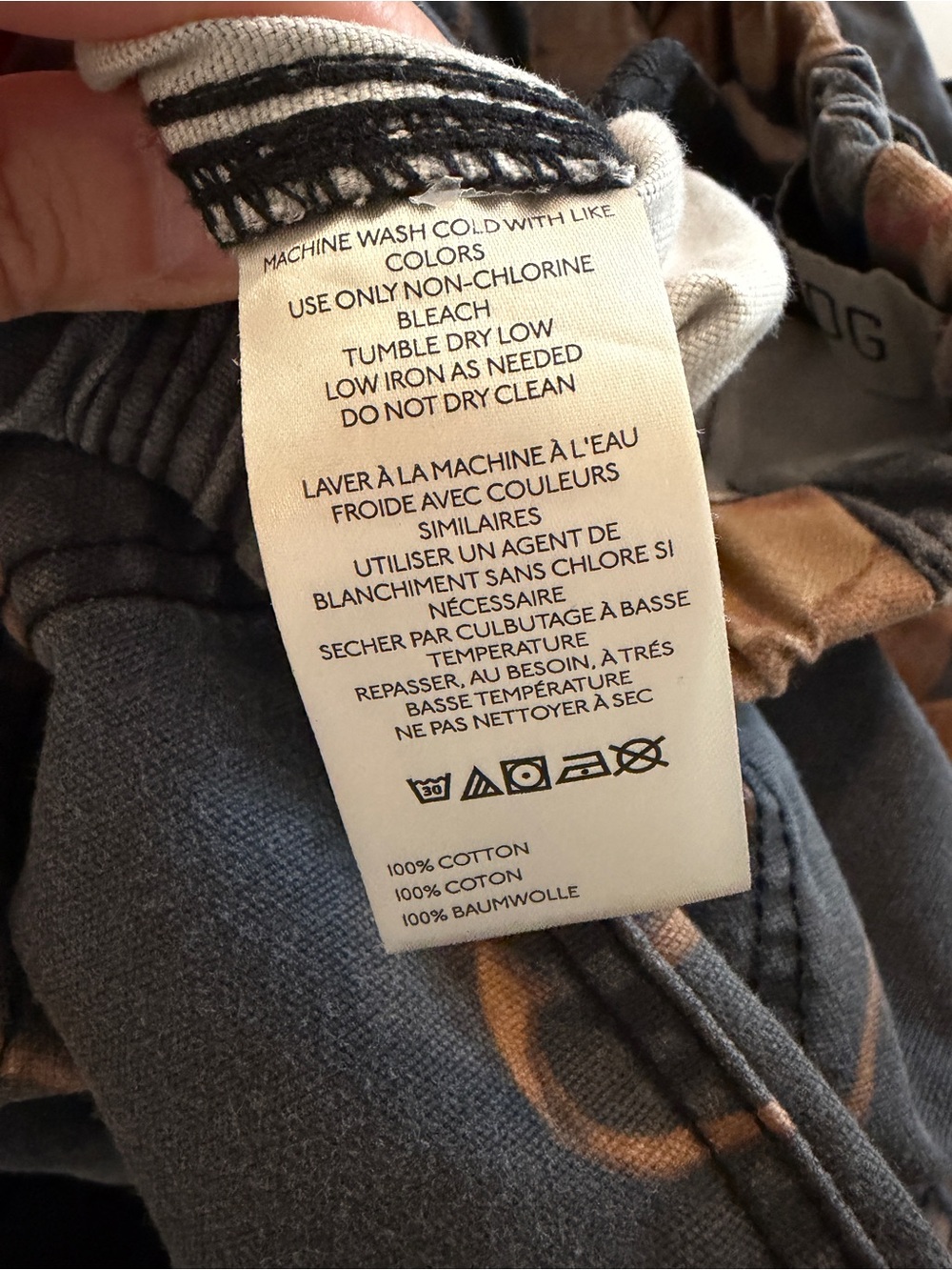 BDG Cargo Pants in Western Print - Picture 4 of 5